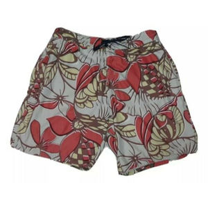 Nat Nast Floral Luxury Lined Cabana Swim Trunks Suit Board Shorts Mens 36